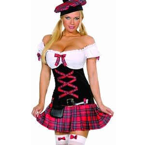 “Sassy Lassie” Women’s Adult Halloween Costume